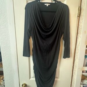 CAbi Black Midi Dress